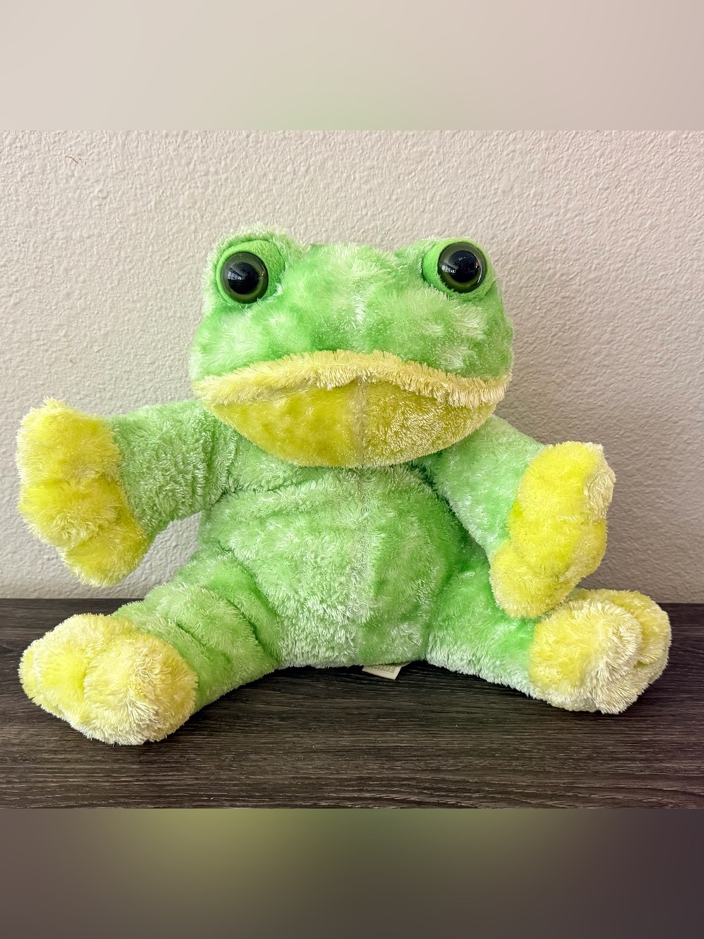 Green Plush Frog